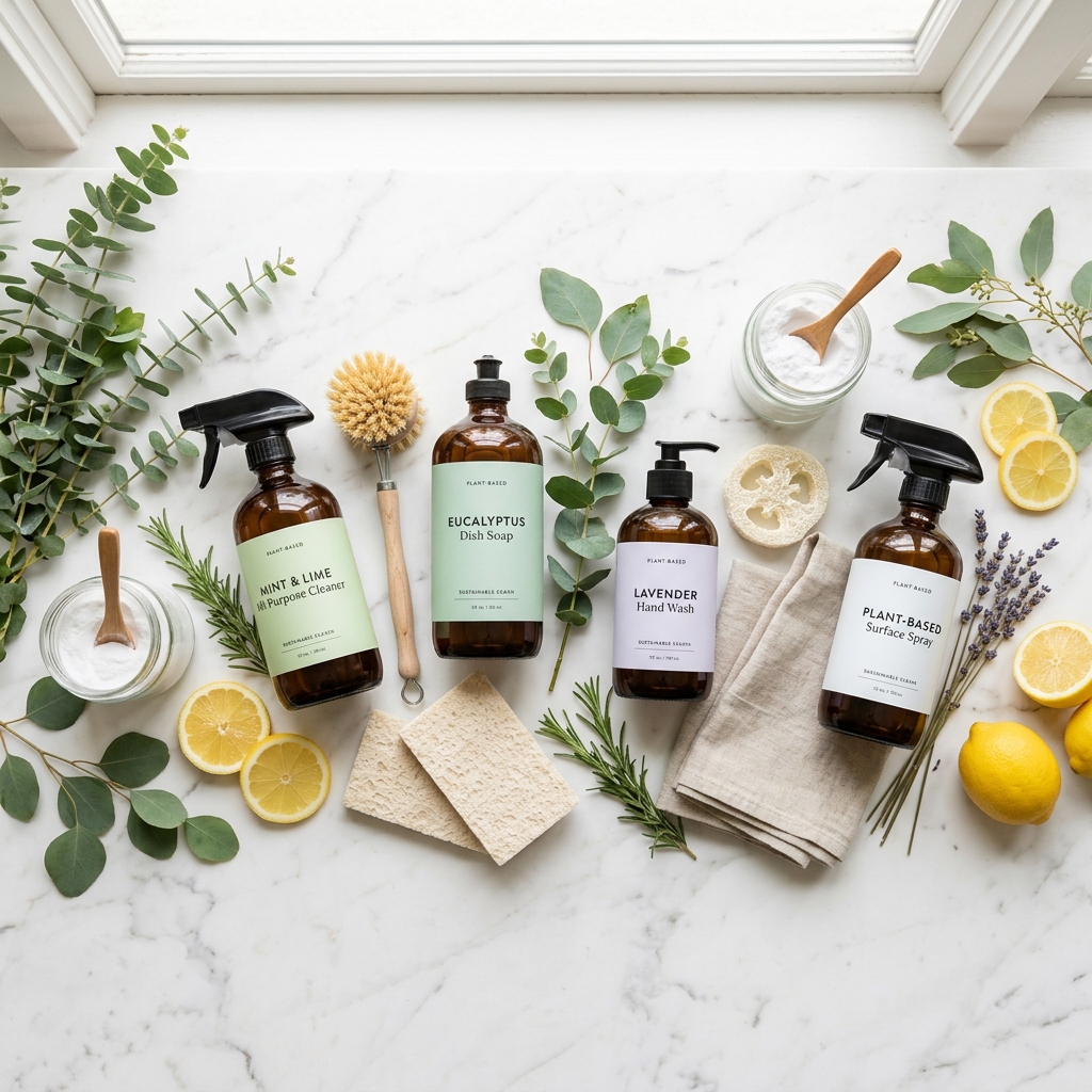 Eco-friendly plant-based cleaning collection